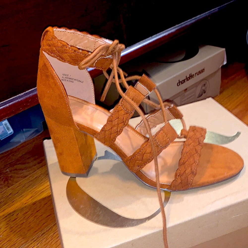 Brown heels